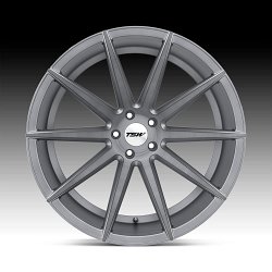 TSW Clypse Brushed Titanium Custom Wheels 3